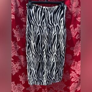 Zebra Print Skirt